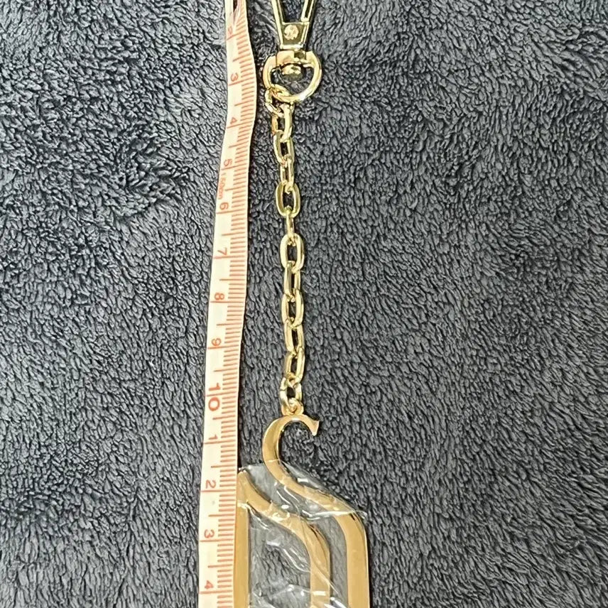 [BUNJANG] Metal Chain Bag Charm Keyring / (새상품) 골드 메탈 체인 가방참 열쇠고리 폰스트랩참 키링
