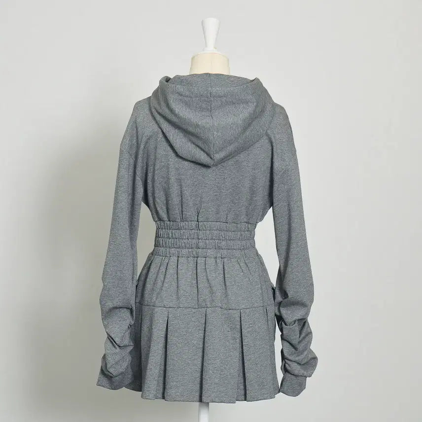 [SOLD OUT] pium 피움 레이어드 플리츠 본딩 원피스