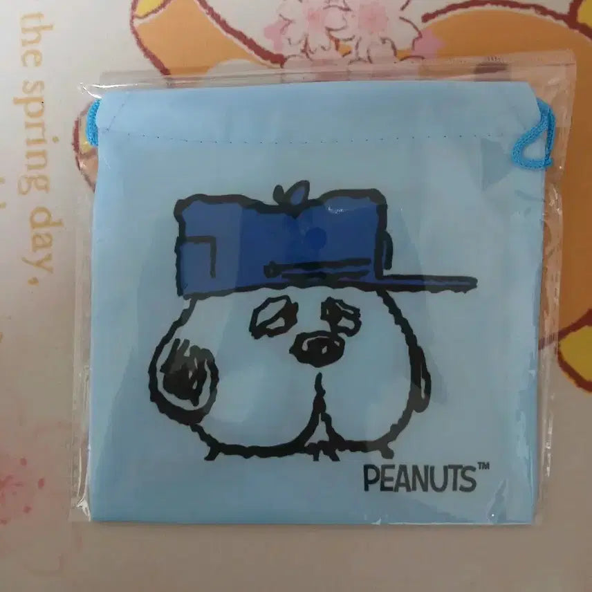 [BUNJANG] Snoopy Olaf Drawstring Pouch / (정품)스누피 조이개 스트링 파우치 올라프