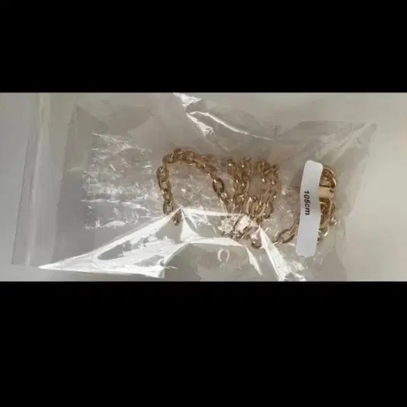 [BUNJANG] Gold Chain Strap 105cm Bag Accessory / 가방 골드 체인 스트랩 105cm