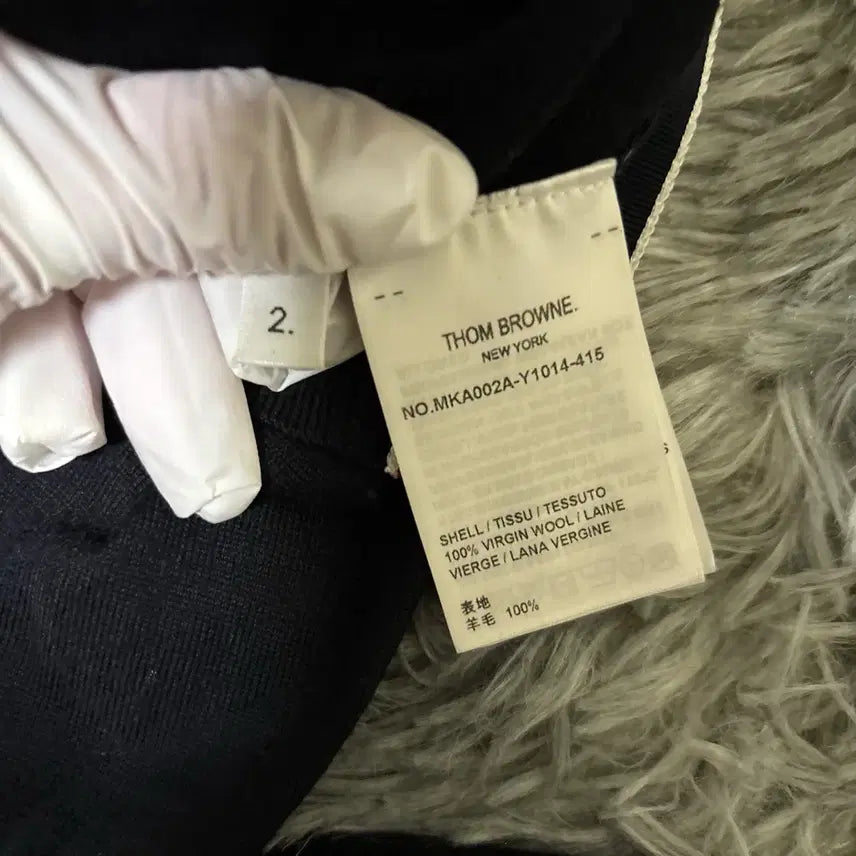 [BUNJANG] Thom Browne Navy Knit Sweater / 신형 톰브라운 네이비 니트  급처 2사이즈