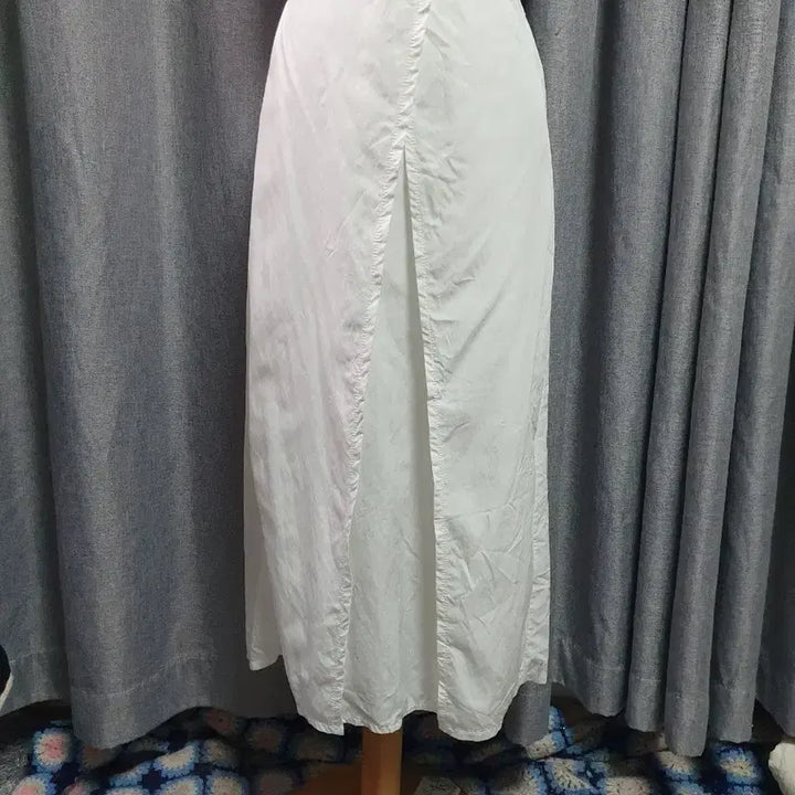 [BUNJANG] Banding White Long Skirt / 밴딩 화이트 롱스커트