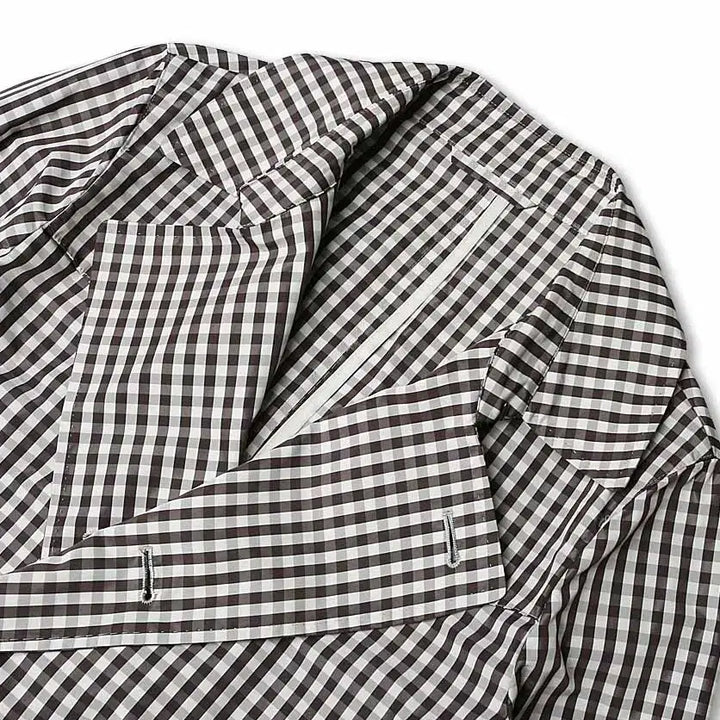 [BUNJANG] Universal Language Gingham Check Poly Classic Belted Coat / 유니버셜 랭귀지 [Universal Language] 깅엄체크 폴리 코트