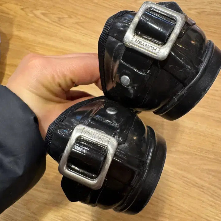 [BUNJANG] Hunter Black Flats UK3 / 헌터 블랙 플랫슈즈UK3