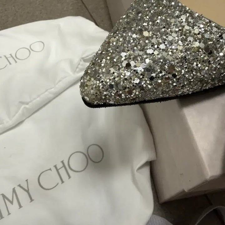[BUNJANG] Jimmy Choo Romi Flat Shoes / 지미추 로미 플랫37.5 비브람0