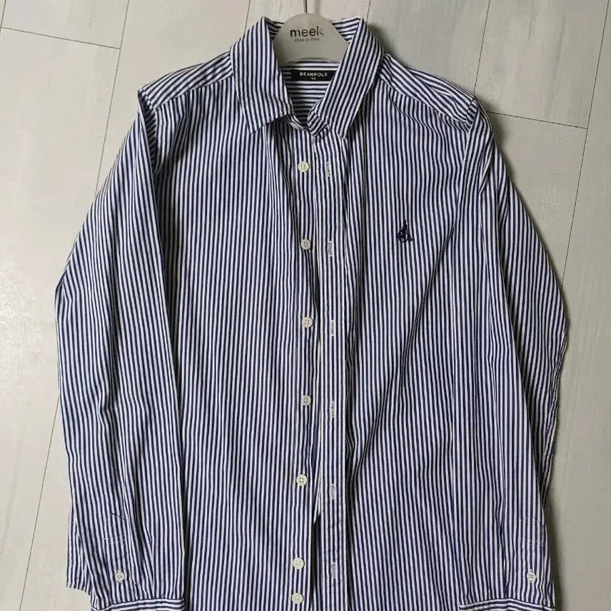 [BUNJANG] Beanpole Striped Shirt / 빈폴 스트라이프 셔츠