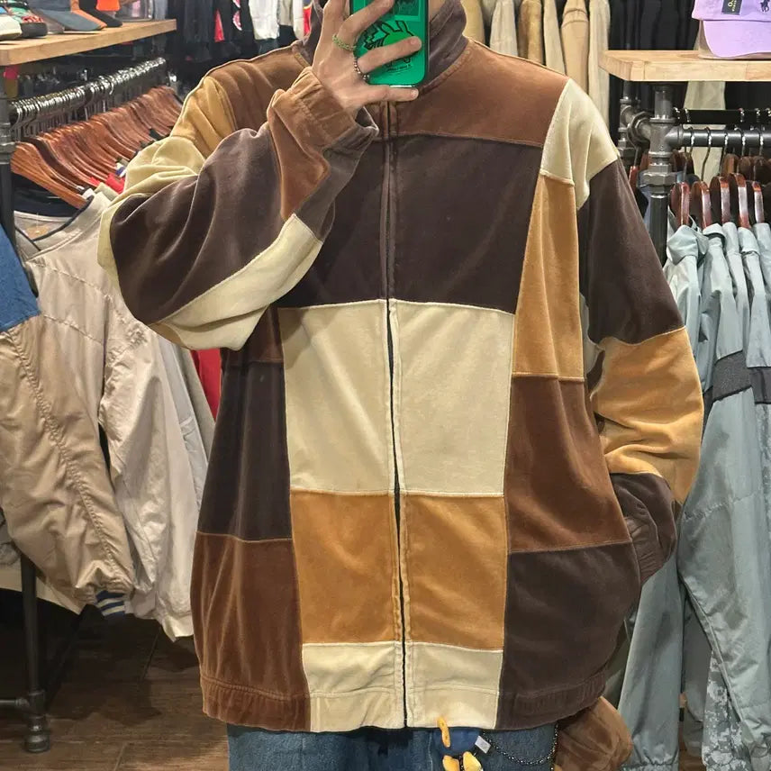 [BUNJANG] IRVINE Fleece Brown Jacket / [HI] IRVINE 후리스 브라운