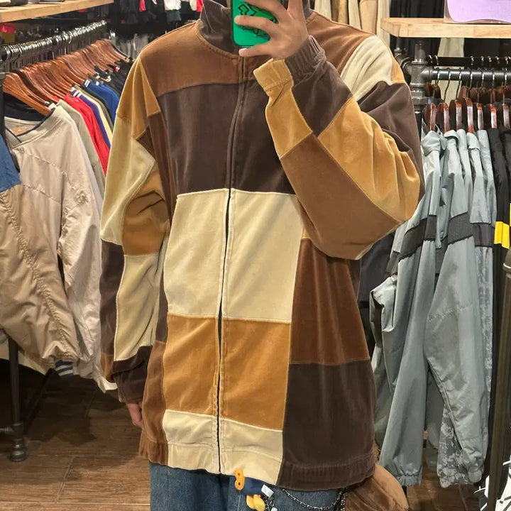 [BUNJANG] IRVINE Fleece Brown Jacket / [HI] IRVINE 후리스 브라운