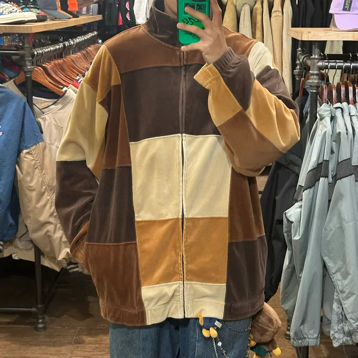 [BUNJANG] IRVINE Fleece Brown Jacket / [HI] IRVINE 후리스 브라운