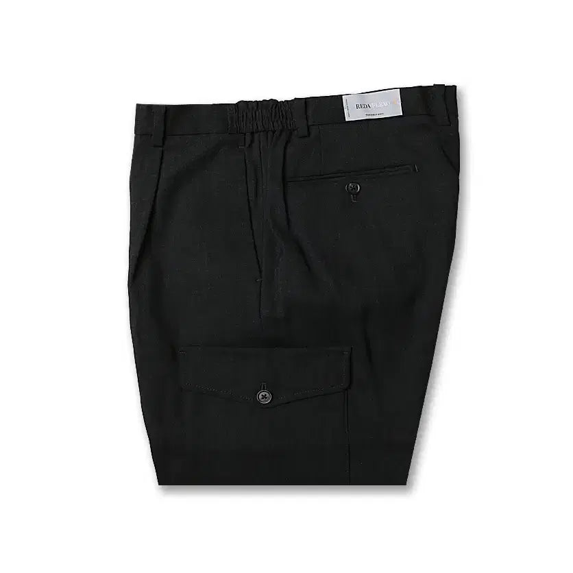 [BUNJANG] Universal Language Charcoal Gray Cargo String Pants / 유니버셜 랭귀지 [Universal Language] 카고 스트링 팬츠