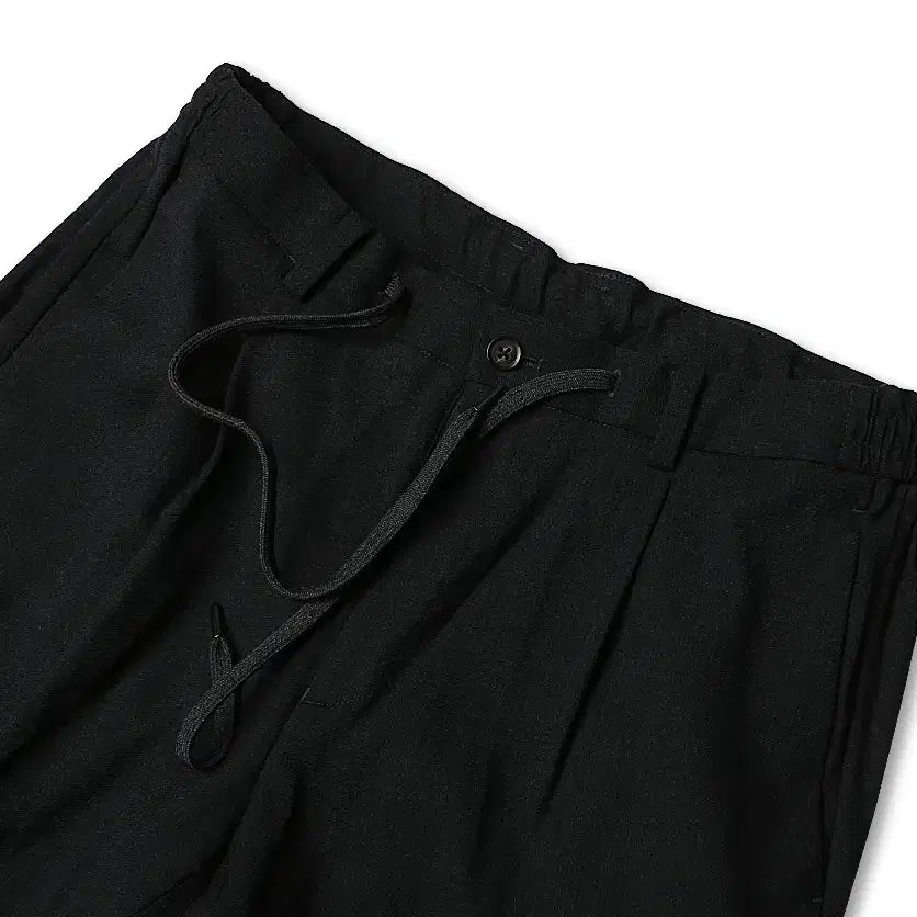 [BUNJANG] Universal Language Charcoal Gray Cargo String Pants / 유니버셜 랭귀지 [Universal Language] 카고 스트링 팬츠