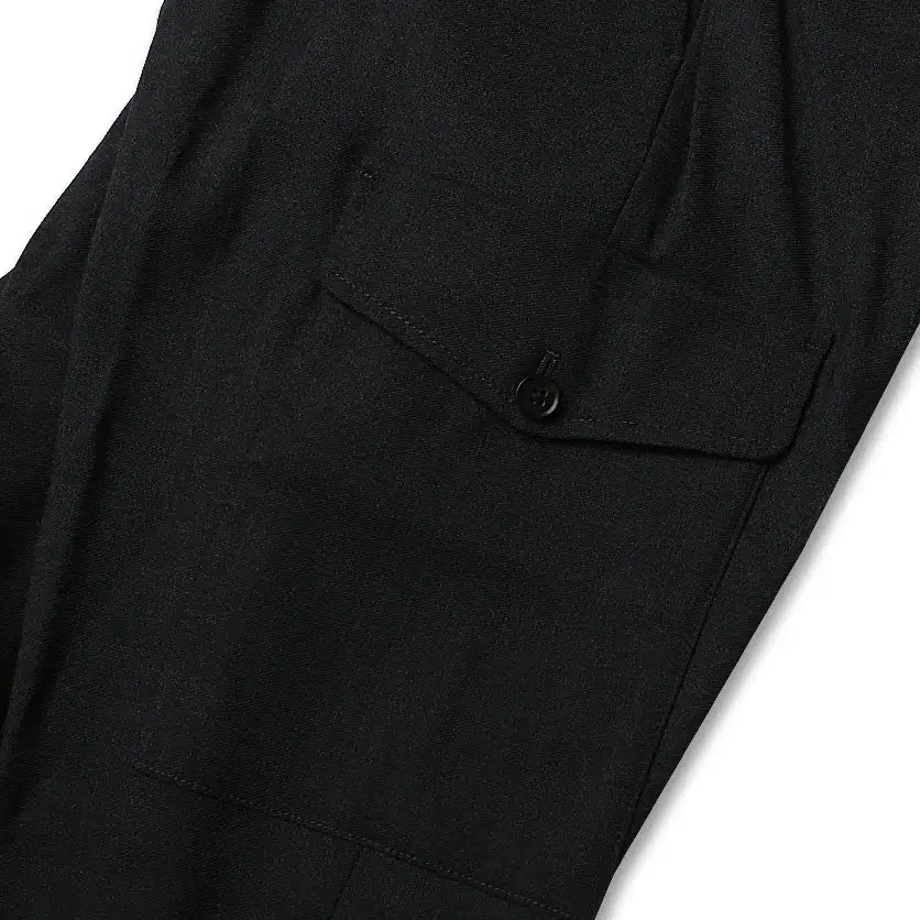 [BUNJANG] Universal Language Charcoal Gray Cargo String Pants / 유니버셜 랭귀지 [Universal Language] 카고 스트링 팬츠