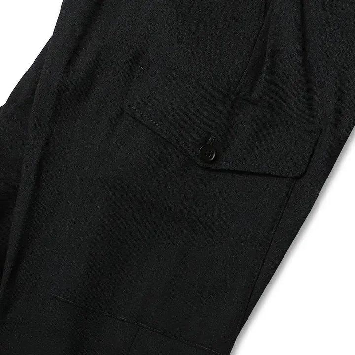 [BUNJANG] Universal Language Charcoal Gray Cargo String Pants / 유니버셜 랭귀지 [Universal Language] 카고 스트링 팬츠