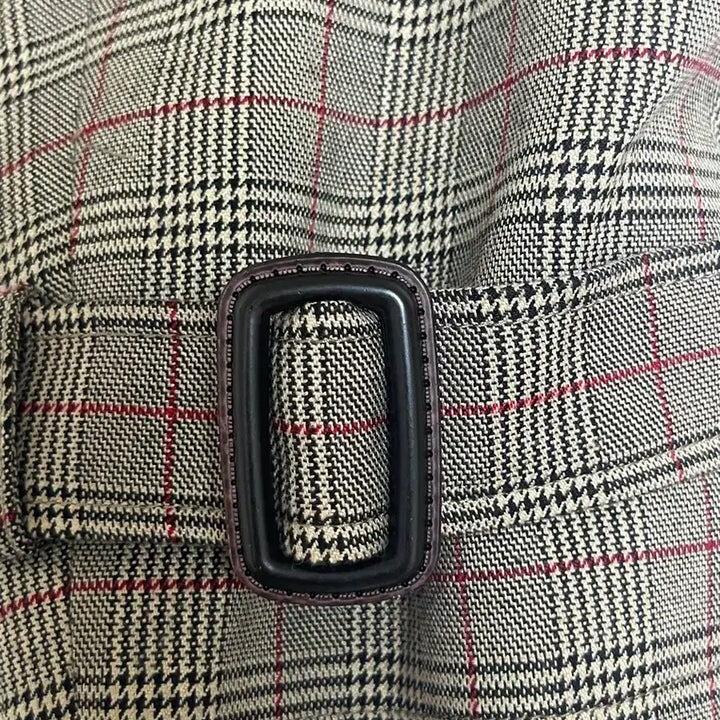 [BUNJANG] Visit in New York Check Pattern Trench Coat / 비지트 인 뉴욕 트렌치코트