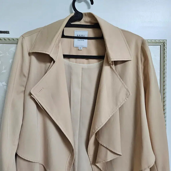 [BUNJANG] SSOL Beige Trench Coat (Size 66) / 미착용 SSOL 베이지 트렌치 코트 66