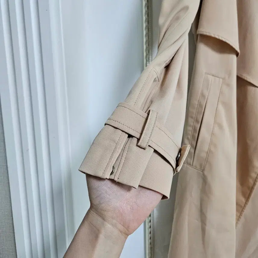 [BUNJANG] SSOL Beige Trench Coat (Size 66) / 미착용 SSOL 베이지 트렌치 코트 66