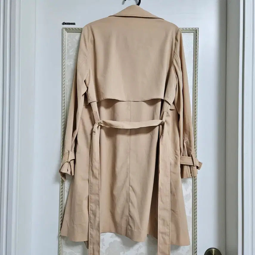[BUNJANG] SSOL Beige Trench Coat (Size 66) / 미착용 SSOL 베이지 트렌치 코트 66