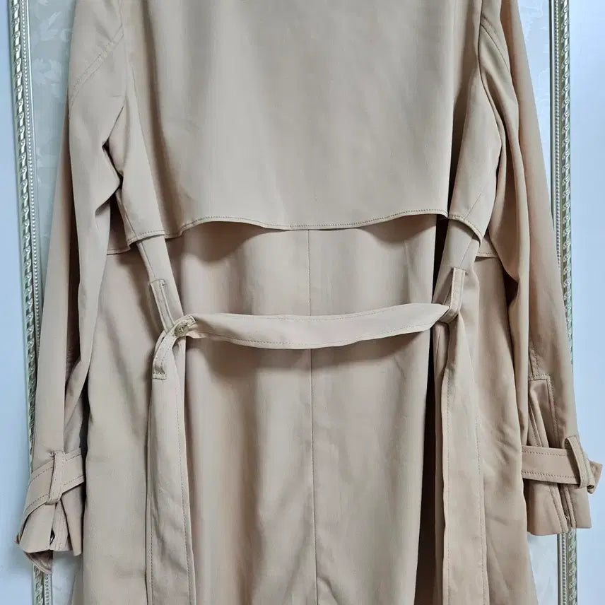 [BUNJANG] SSOL Beige Trench Coat (Size 66) / 미착용 SSOL 베이지 트렌치 코트 66
