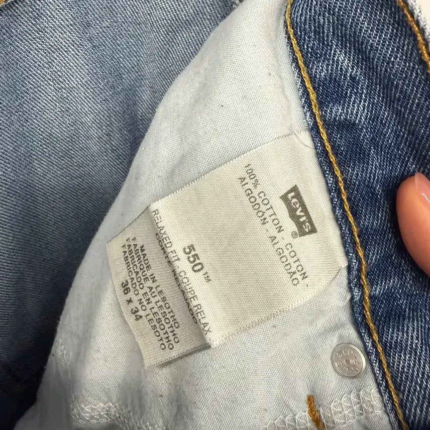 [BUNJANG] Levi's 550 Denim Jeans / 남성용 리바이스 00's 550 청바지 데님 팬츠