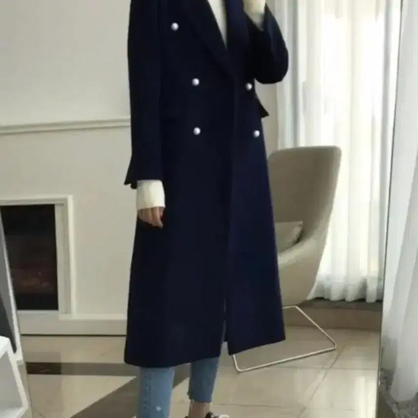 [BUNJANG] Bluemine Modern Coat - Black / 블루민 모던 코트 블랙