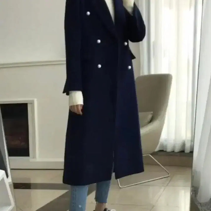 [BUNJANG] Bluemine Modern Coat - Black / 블루민 모던 코트 블랙