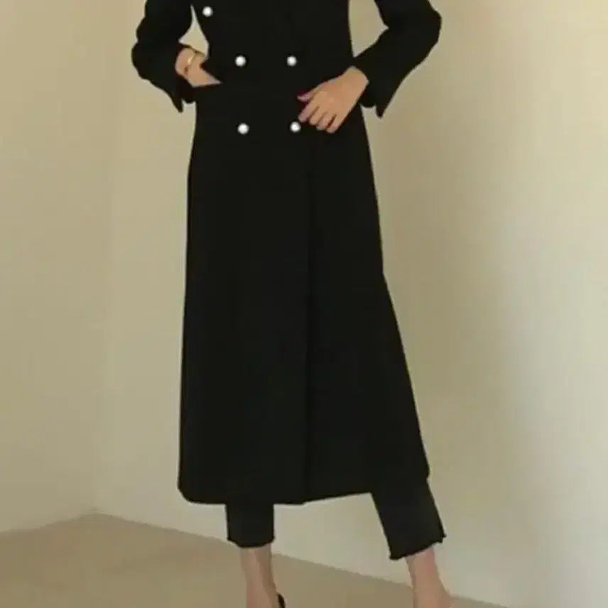 [BUNJANG] Bluemine Modern Coat - Black / 블루민 모던 코트 블랙