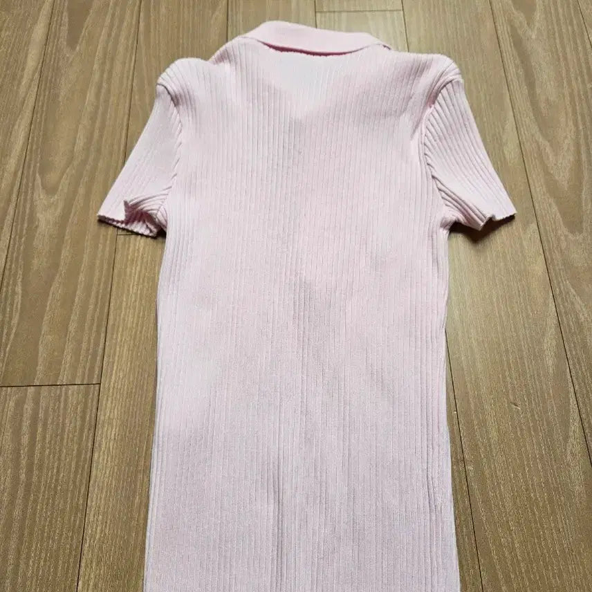 [BUNJANG] ZARA Pink Ribbed Knit Top / (새상품) 자라 핑크 골지 카라 니트 M