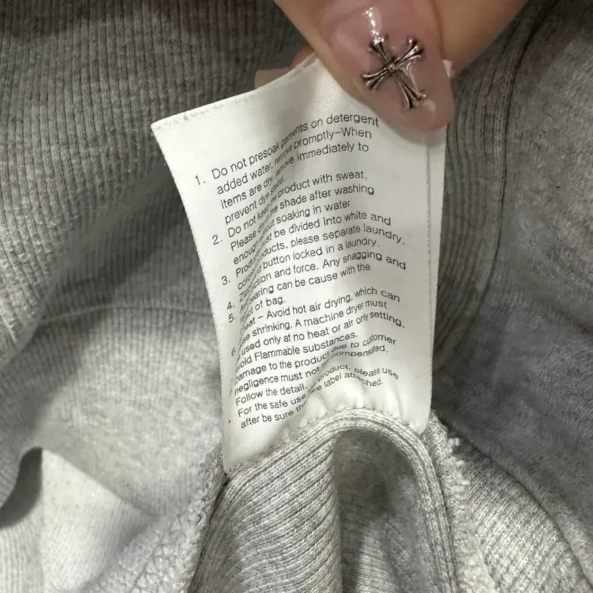 [BUNJANG] Lee Gray Hoodie S / Lee 리 그레이 후드집업S