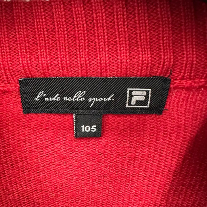 [BUNJANG] Fila Golf Men's Knit Zip-Up Jacket / 105 휠라 골프 남자 니트집업