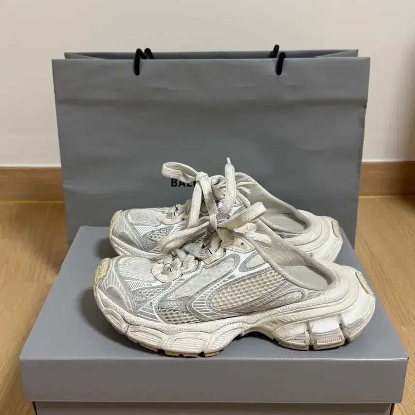 [BUNJANG] Balenciaga 3XL Mule Eggshell White / 발렌시아가 3xl 뮬 에그쉘 화이트