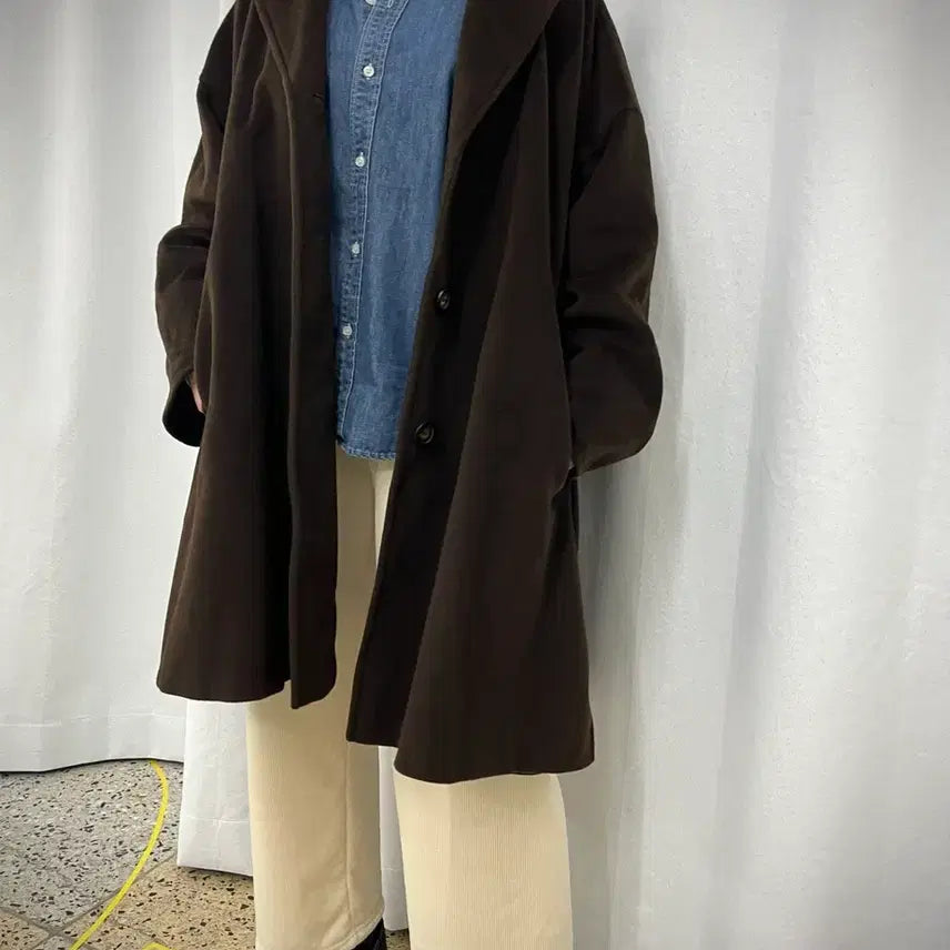 [BUNJANG] Max Mara Oversized Coat Lana Wool / 막스마라 오버핏 코트 라나울 100%