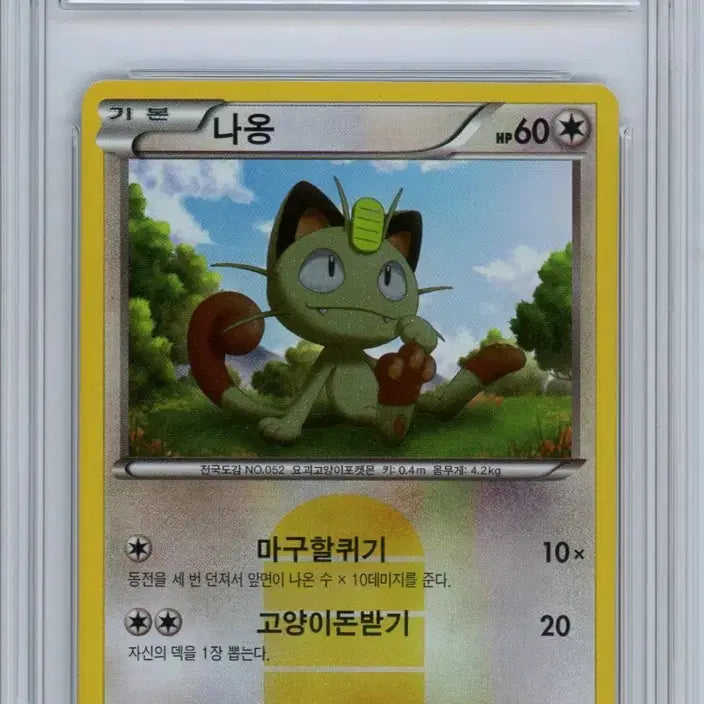 [BUNJANG] Pokemon Meowth BW UR Card / 포켓몬카드 나옹 bw ur brg8