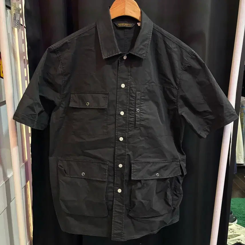 [BUNJANG] Uniform Bridge Short Sleeve Shirt / 유니폼브릿지 셔츠 반팔