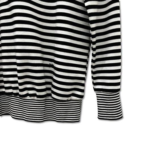 [BUNJANG] Christian Dior Striped Turtleneck Knit Top / Christian Dior 스트라이프 터틀넥 니트 탑