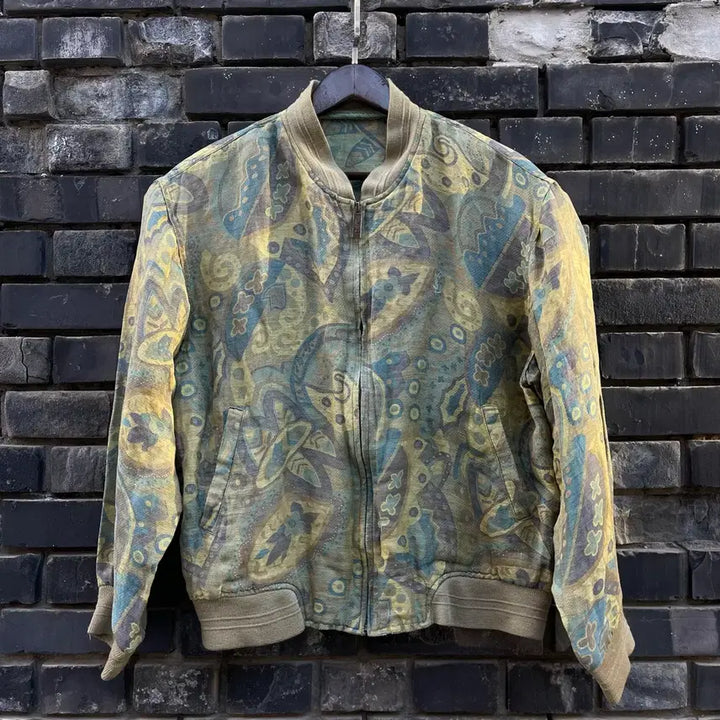 [BUNJANG] Yves Saint Laurent Archive Pattern Jacket / [100] 90s YSL 아카이브 패턴 자켓