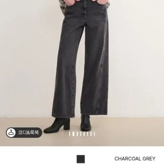 [BUNJANG] SJSJ Gray Denim Pants / 한섬 sjsj 신상 그레이 데님팬츠 -1회착용