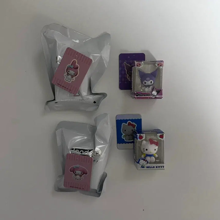 [BUNJANG] Sanrio Characters Mini Rice Grain Figures Bundle Set / 산리오 캐릭터즈 미니 쌀알 피규어 일괄 키티 마이멜로디 쿠로미