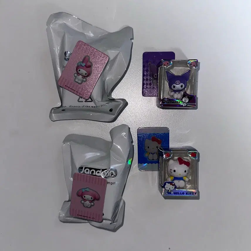 [BUNJANG] Sanrio Characters Mini Rice Grain Figures Bundle Set / 산리오 캐릭터즈 미니 쌀알 피규어 일괄 키티 마이멜로디 쿠로미