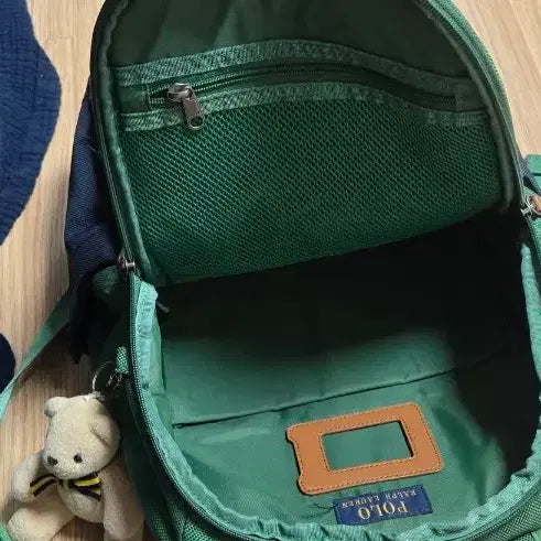 [BUNJANG] Polo Ralph Lauren Green Navy Backpack / 폴로 랄프로렌 그린 네이비 백팩