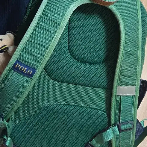 [BUNJANG] Polo Ralph Lauren Green Navy Backpack / 폴로 랄프로렌 그린 네이비 백팩