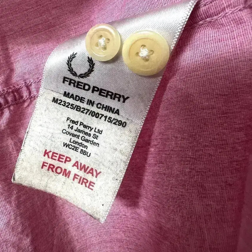 [BUNJANG] Fred Perry Pocket Shirt / [M,95]프레드페리 포켓 셔츠 남방