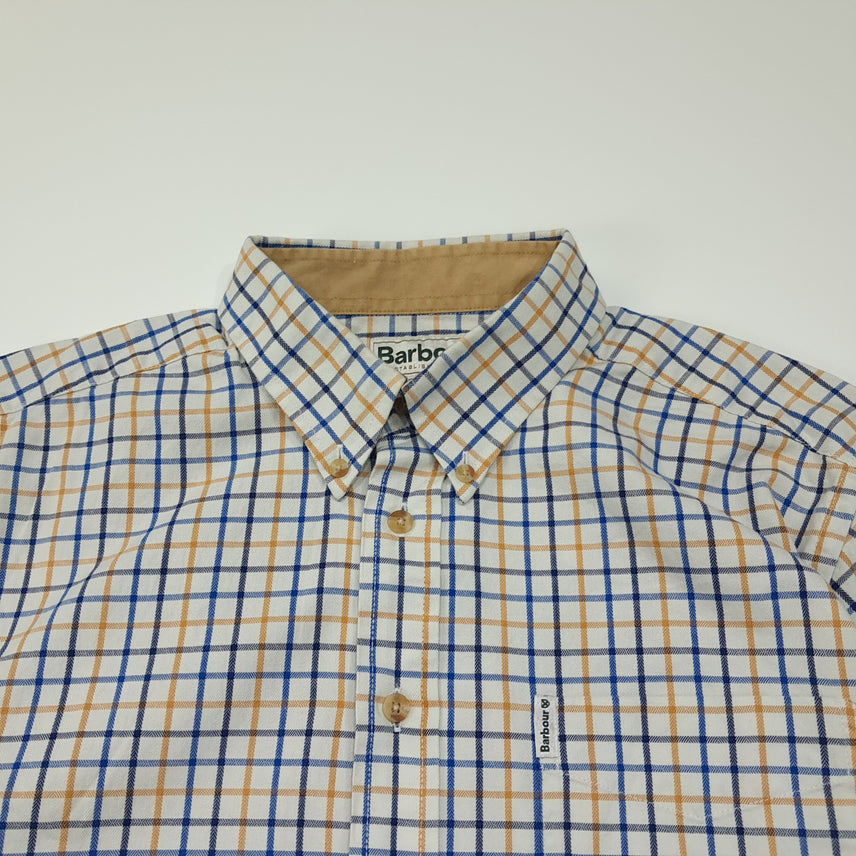 [BUNJANG] Barbour Cotton Classic Check Button-Down Shirt / CL598 L 바버 코튼 클래식 체크 버튼다운 셔츠 남방