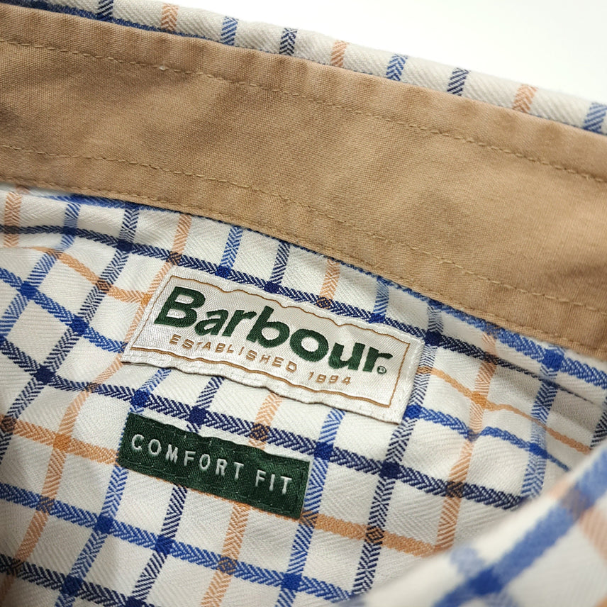 [BUNJANG] Barbour Cotton Classic Check Button-Down Shirt / CL598 L 바버 코튼 클래식 체크 버튼다운 셔츠 남방