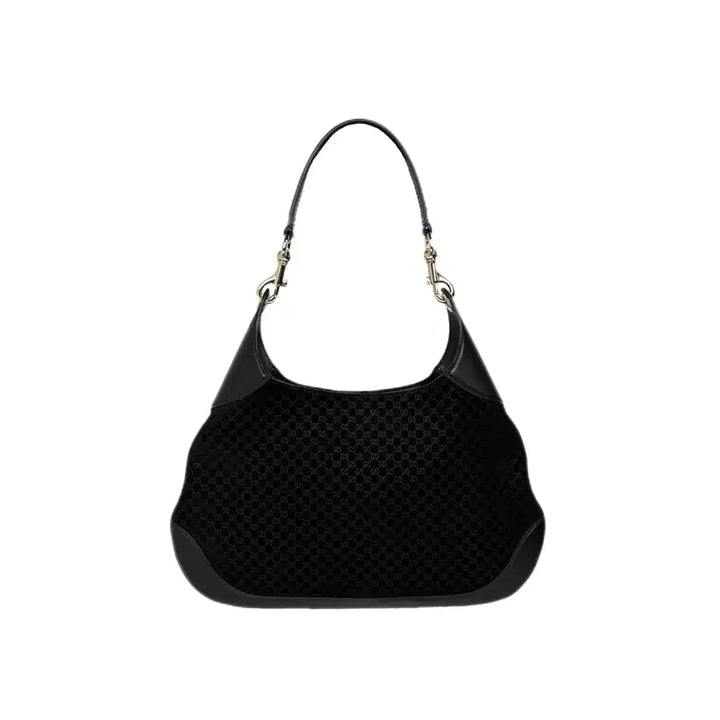 [BUNJANG] Gucci Micro GG Suede Shoulder Bag / [정품] 구찌 마이크로 GG 스웨이드 숄더백 블랙 834981