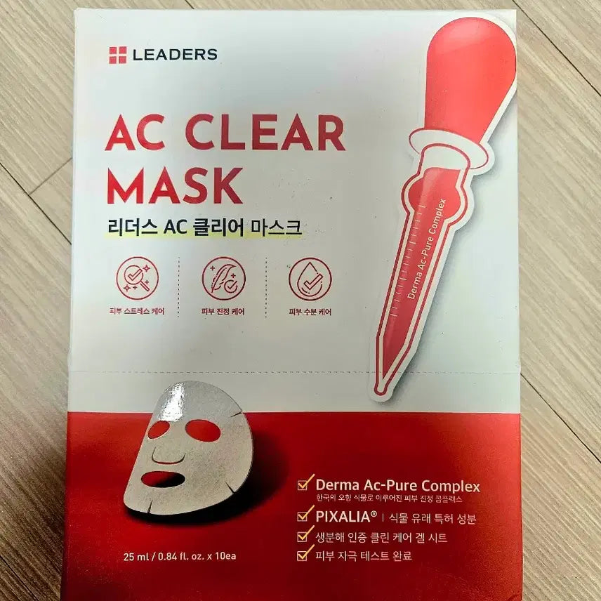 [BUNJANG] Leaders AC Clear Mask Pack 10-Pack / 리더스 AC클리어 마스크팩 10매입