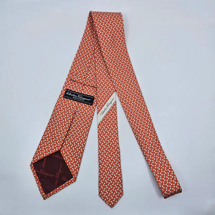 [BUNJANG] Ferragamo Silk Necktie / 페라가모 넥타이