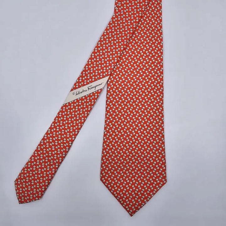 [BUNJANG] Ferragamo Silk Necktie / 페라가모 넥타이