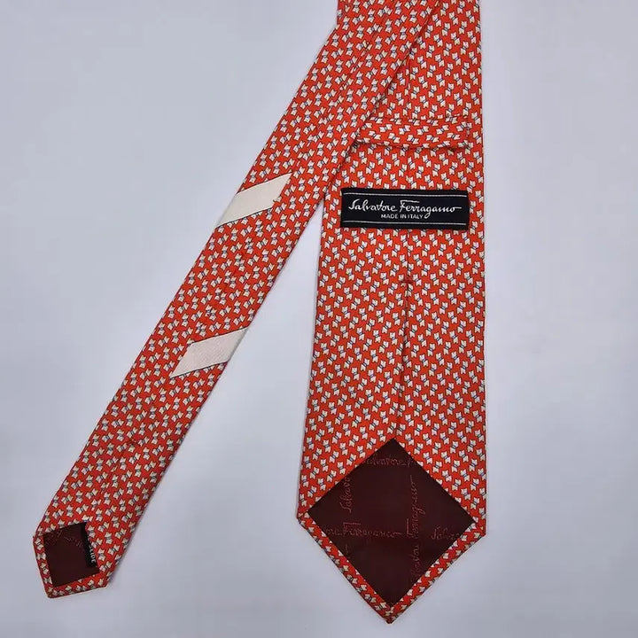 [BUNJANG] Ferragamo Silk Necktie / 페라가모 넥타이