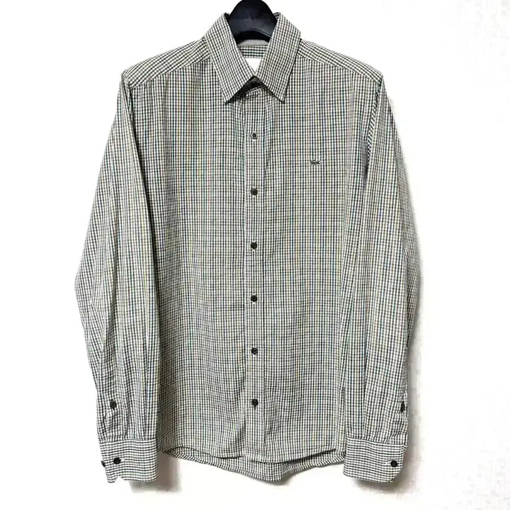 [BUNJANG] Lacoste Checkered Shirt / [M,95]라코스테 체크 셔츠 남방 lacoste