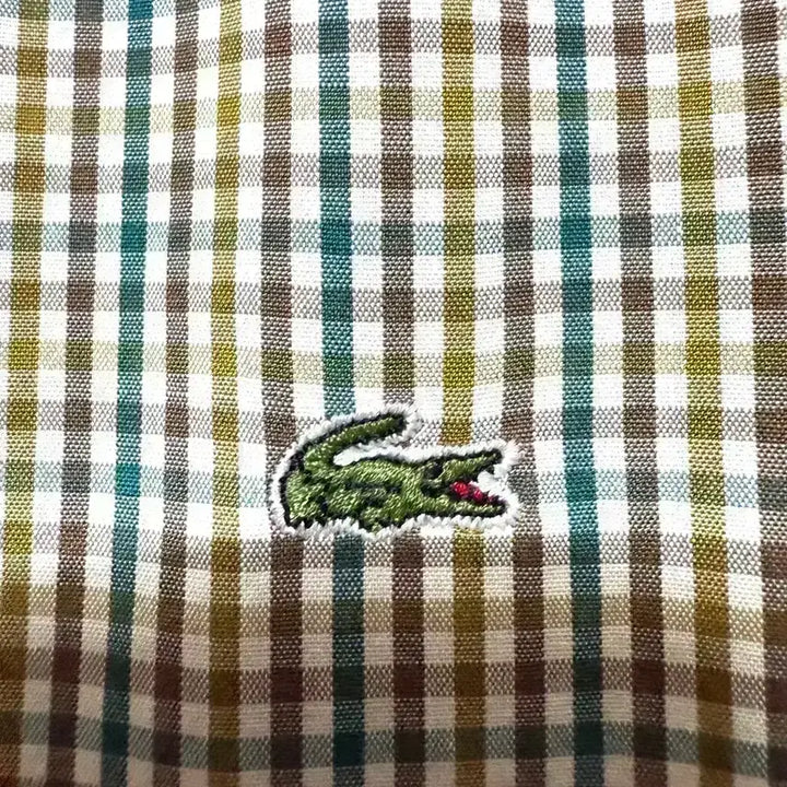 [BUNJANG] Lacoste Checkered Shirt / [M,95]라코스테 체크 셔츠 남방 lacoste